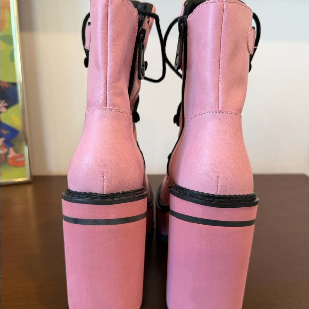 Killstar pink platform boots 6 - Picture 6 of 12